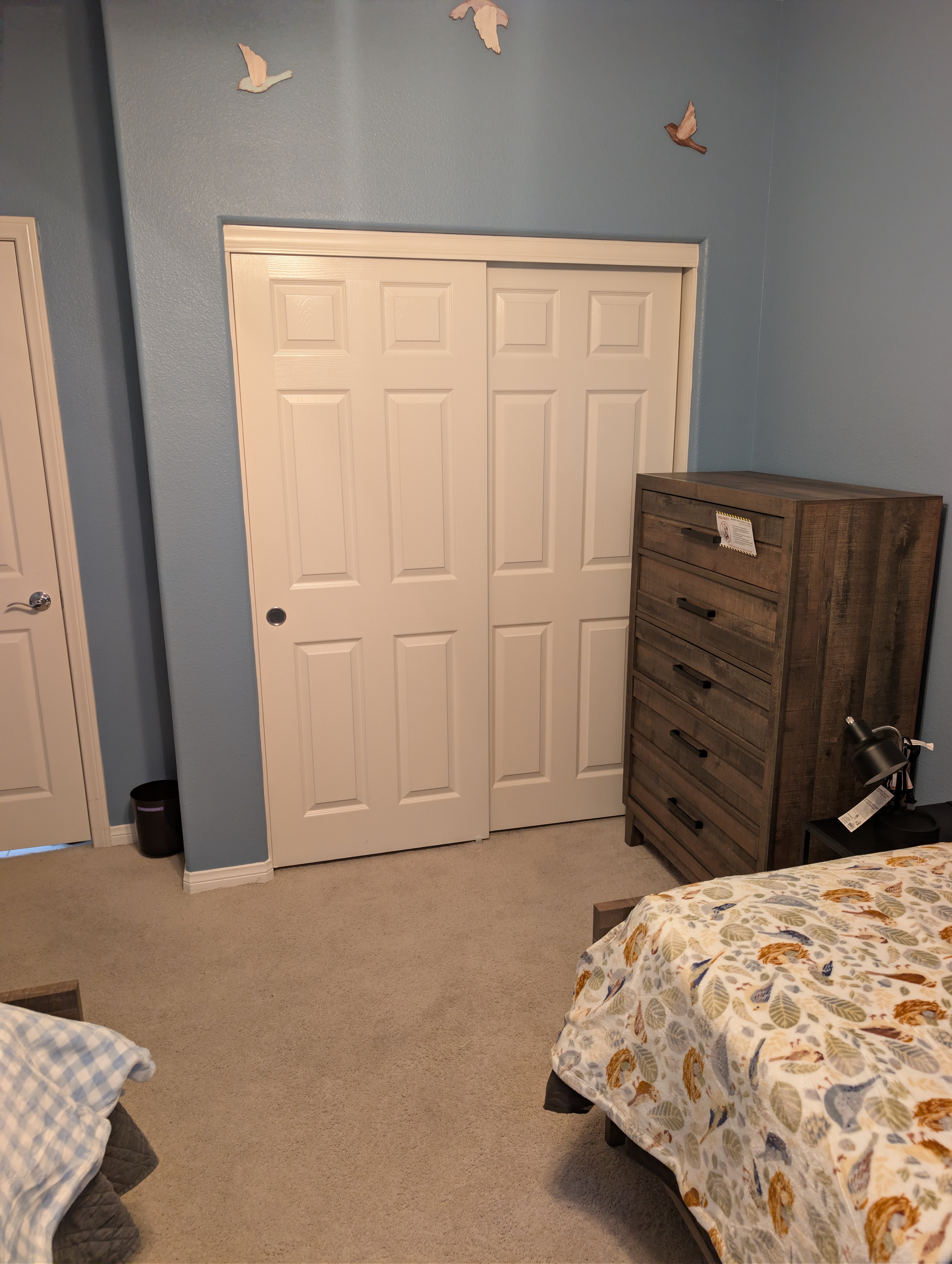 Bedroom 1 closet and dresser — Soleil Levant Care